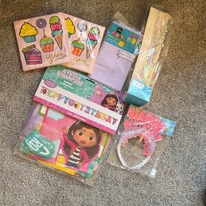 Gabby’s Dollhouse “ Happy 7th Birthday” Kit with extra table cloth etc